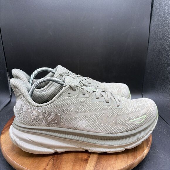 Hoka One One Clifton 9 Mens Size 10 D Running Shoes Green Athletic Sneakers main image 7